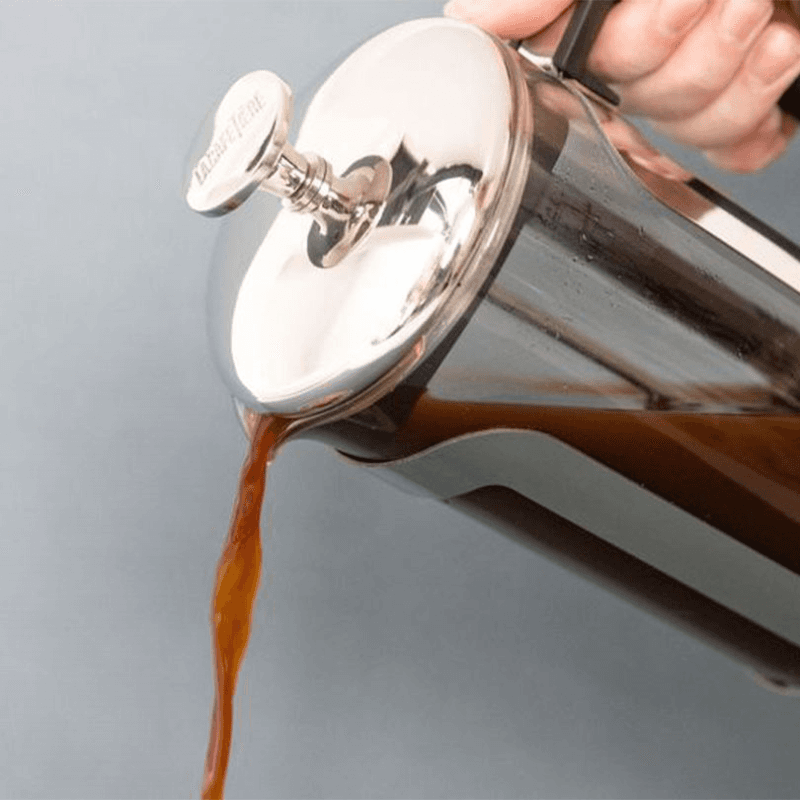 Roma Stainless Steel Cafetière, 8 Cup, Silver