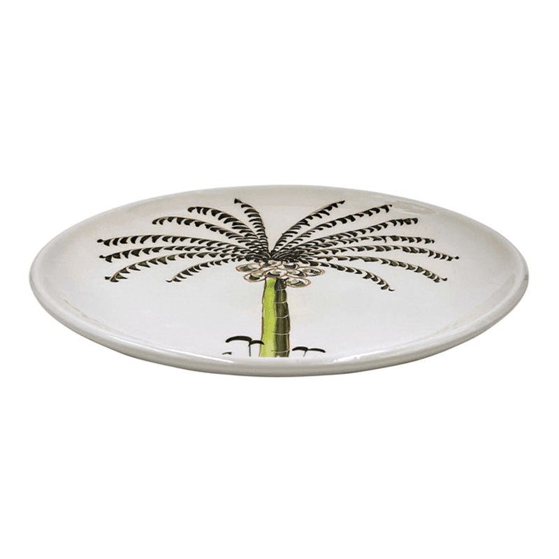 Palm Charger Plate, D30cm, Multi