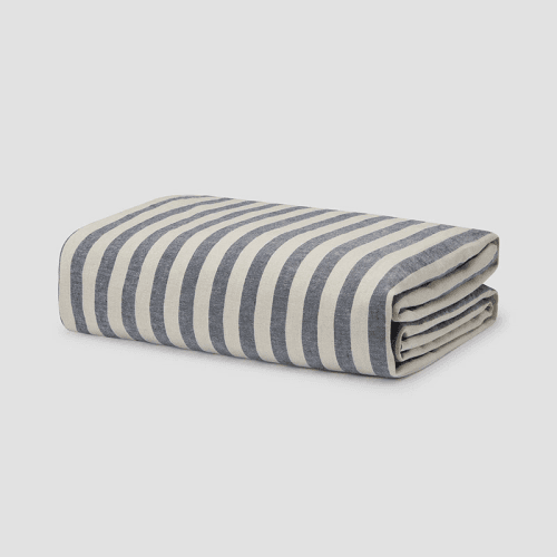 Image showing the Pembroke Stripe Duvet Cover, Super King, Atlantic product.