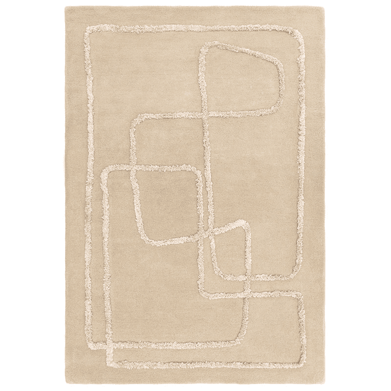 Matrix Rug, 120 x 170cm, Sand