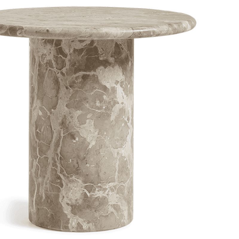 Floren Side Table, H50cm x Diameter 40cm, Capri