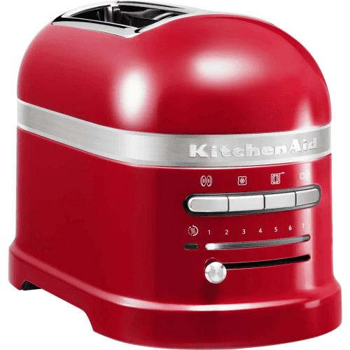Image showing the Artisan 2 slot toaster, Empire Red product.
