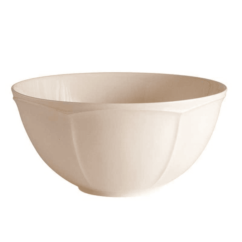 Vintage Salad Bowl, D23cm, Cream