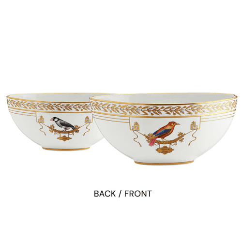 Image showing the Voliere Oval Bowl, 30.5cm, White product.
