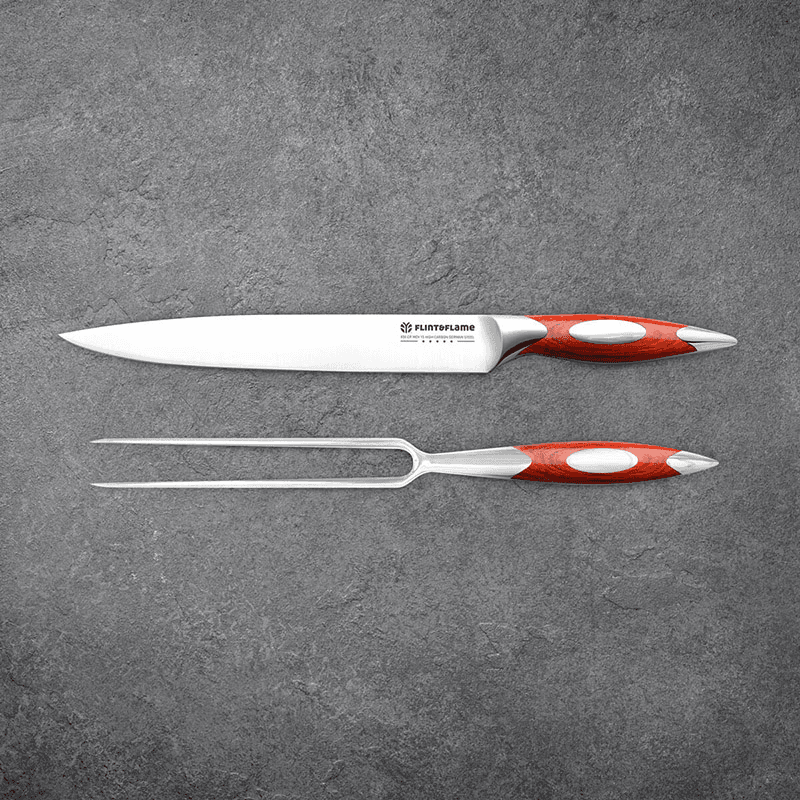 Carving Set, Rosewood, 2 piece