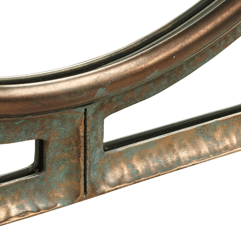 Eydis Mirror, 78cm x 102 cm, antique bronze