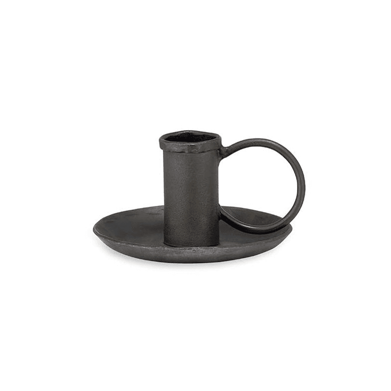 Amri Candlestick, H5.5cm, Antique Black