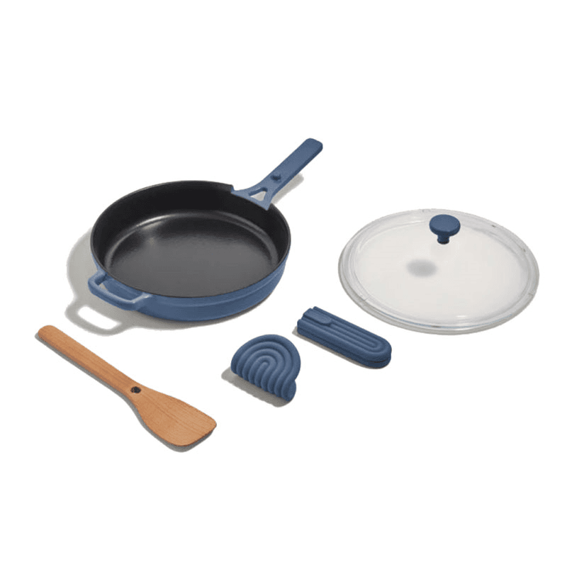 Cast Iron Always Pan, Blue Salt