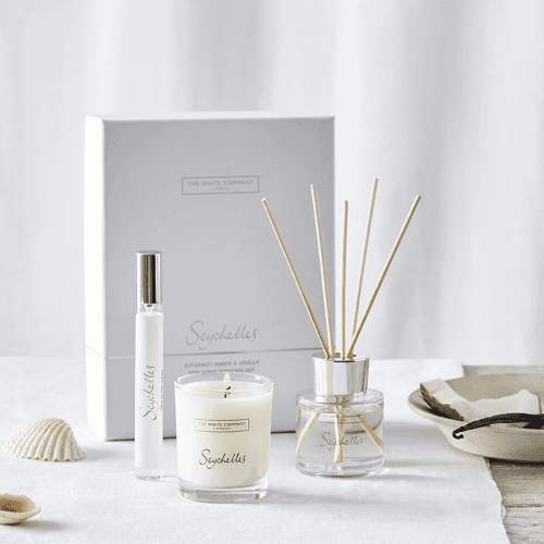 Image showing the Seychelles Home Scenting Set, Mini, White product.
