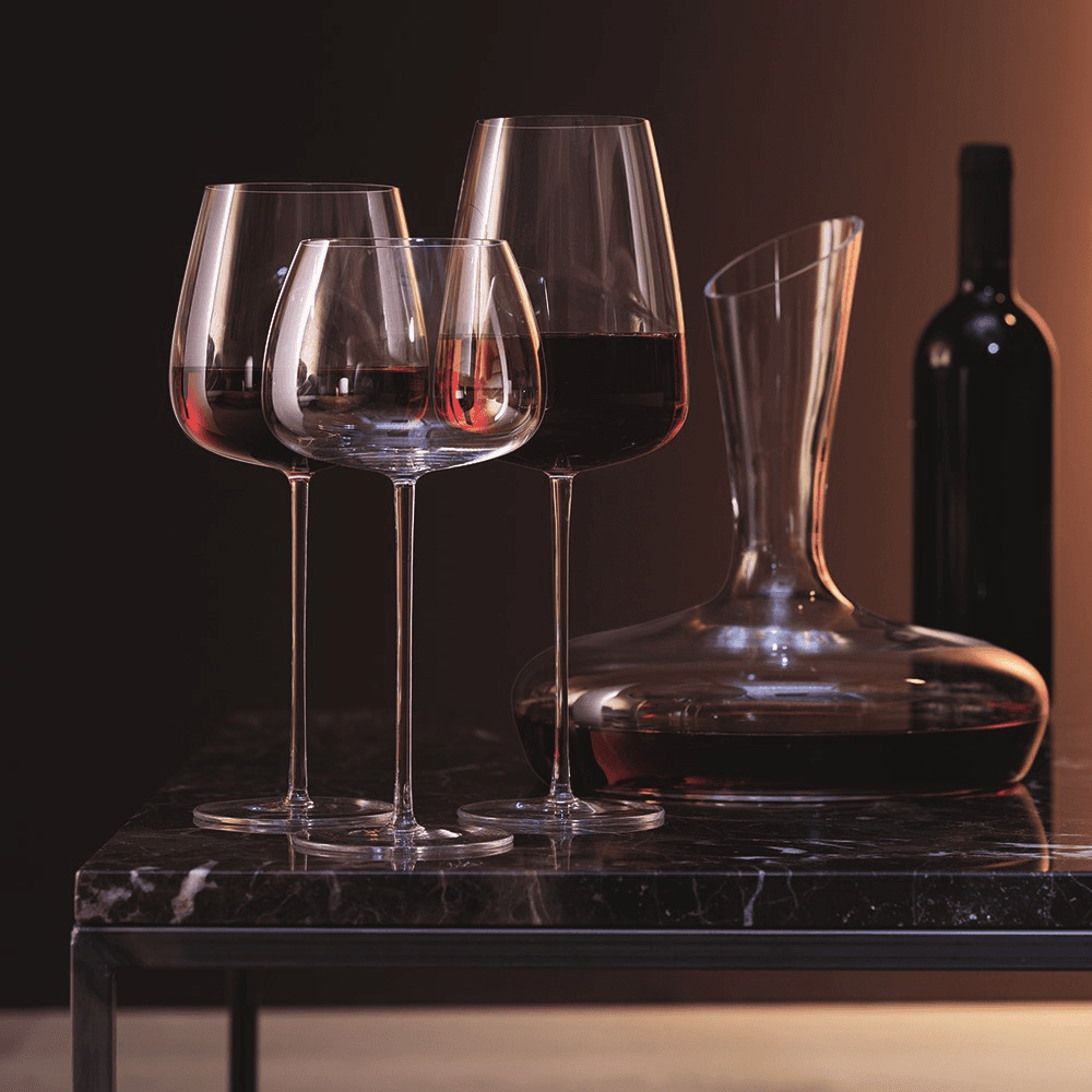 Wine Culture Pair of red wine grand glasses, 800ml, clear
