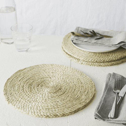 Image showing the Woven placemat, D30cm, Jute product.