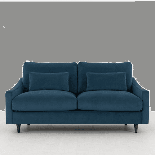 Image showing the Model 07 Velvet 2 Seater Sofa, Teal product.