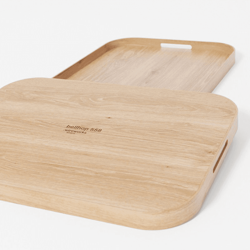 Bellhop 558 Rectangular Tray, Oak