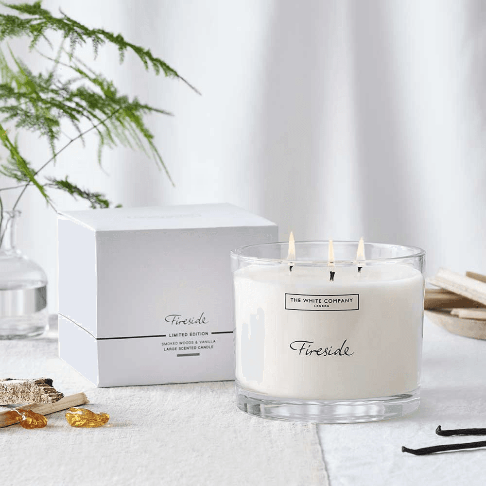 Fireside Large Candle, 770g H11.5 x W14 x L14cm