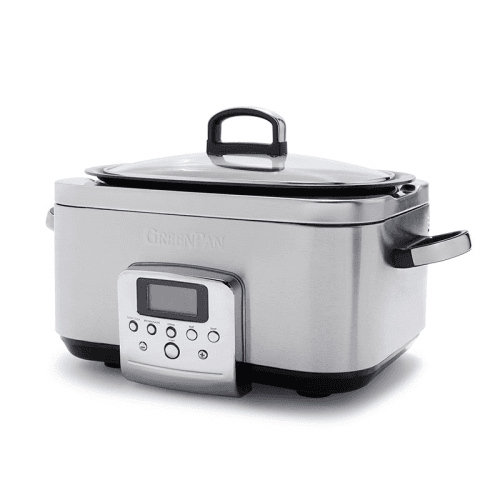 Image showing the Non-Stick Slow Cooker, 6L, Stainless Steel product.