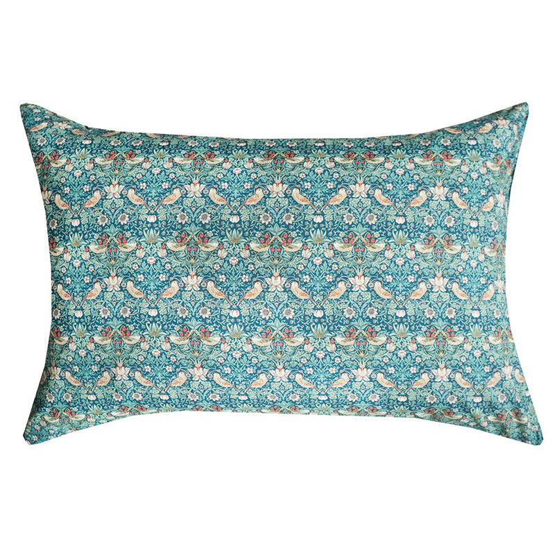 Strawberry Thief Duvet Set, Double, Green