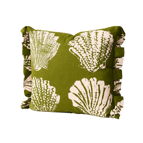 Image showing the Pilgrim Cushion, 55 x 55cm, Olive Grove product.