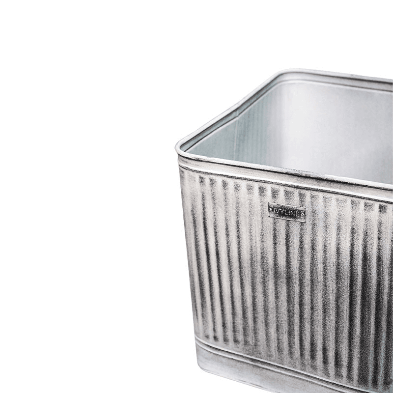 Hampton Planter, D34cm, Galvanised