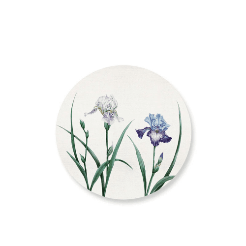 Image showing the Iris Set of 4 Round Placemats, D34cm, Multi product.