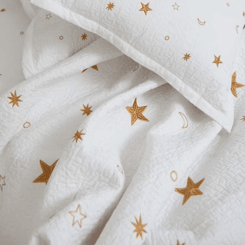 Constellations Quilt, White