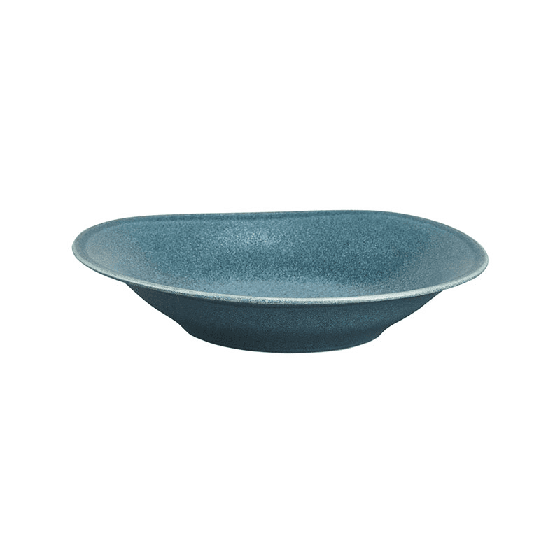 Duna 12 Piece Dinner Set with Deep Plates, Reactif Blue