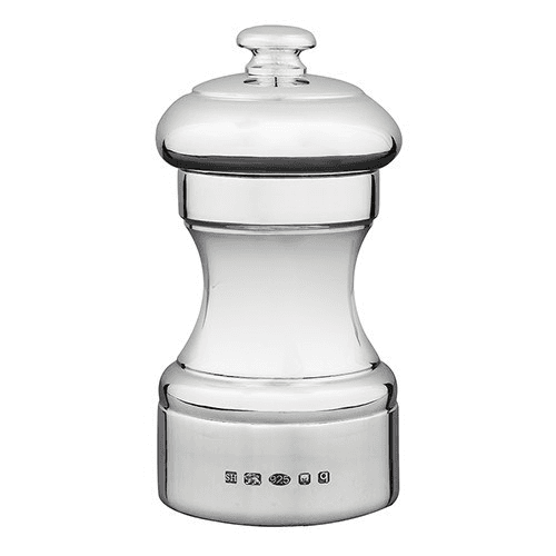 Peugeot mechanism Pepper mill, 10.2cm, Sterling Silver