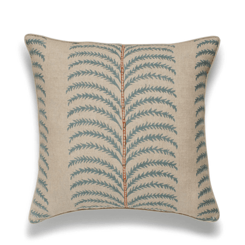 Image showing the Areca Cushion Cover, 56 x 56cm, Seafoam product.