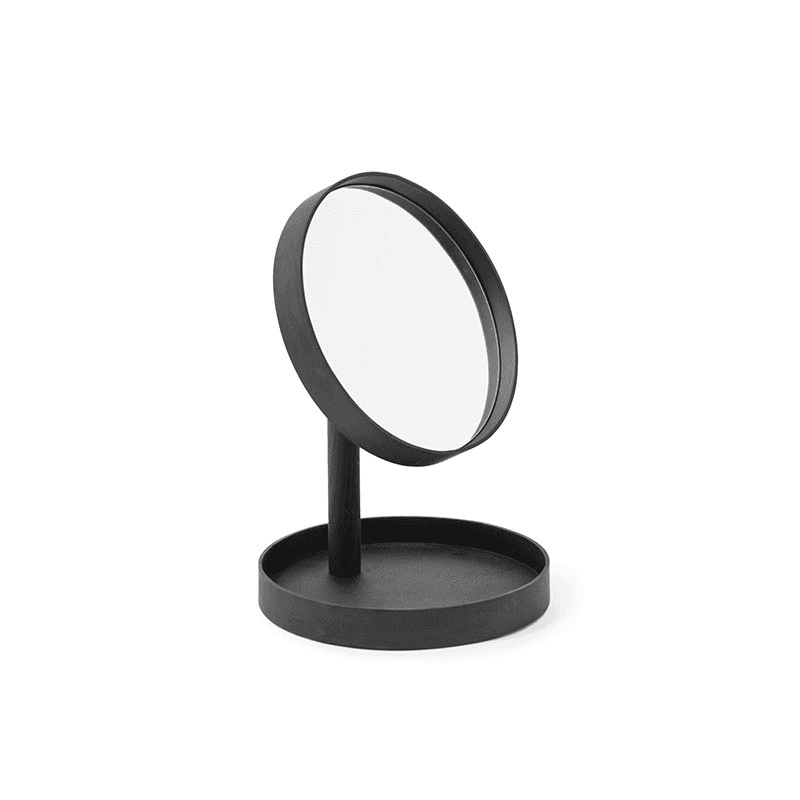 Look Magnify Mirror, H37 x D25cm, Black