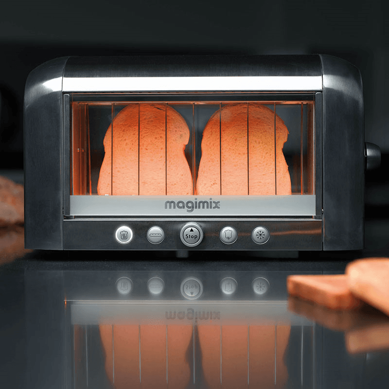 Vision 2 slot toaster - 11526, Brushed Stainless Steel