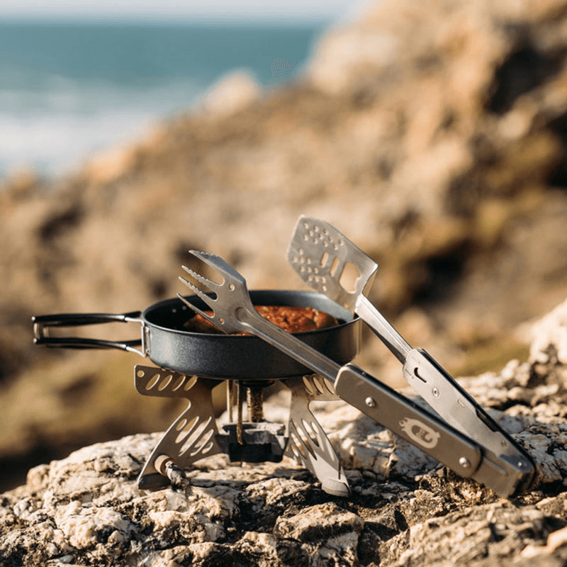 Travel Camping BBQ Multi-Tool, Stainless Steel