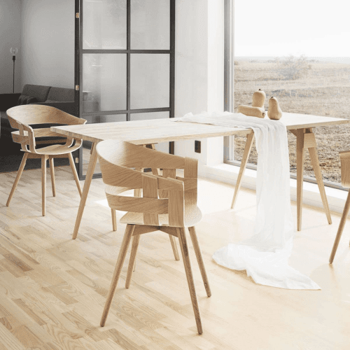 Image showing the Wick Chair, 57 x 50.5 x 75cm, Brown product.