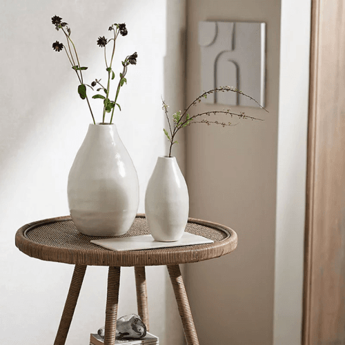 Image showing the Marely Glazed Vase, H31cm, Natural product.