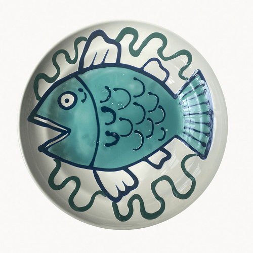Image showing the Poisson Platter, D42cm, Blue product.