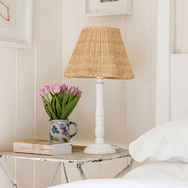 Wave Rattan Lampshade, Natural
