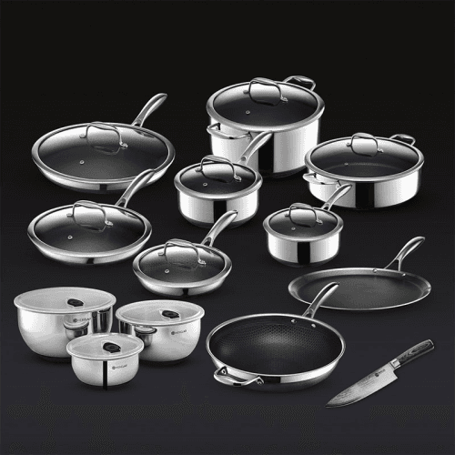 Image showing the 20 Piece Cookware Set, Steel product.