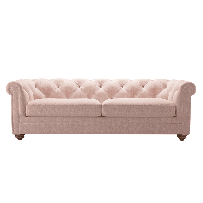 Patrick Three Seater Sofa, Pavilion Pink