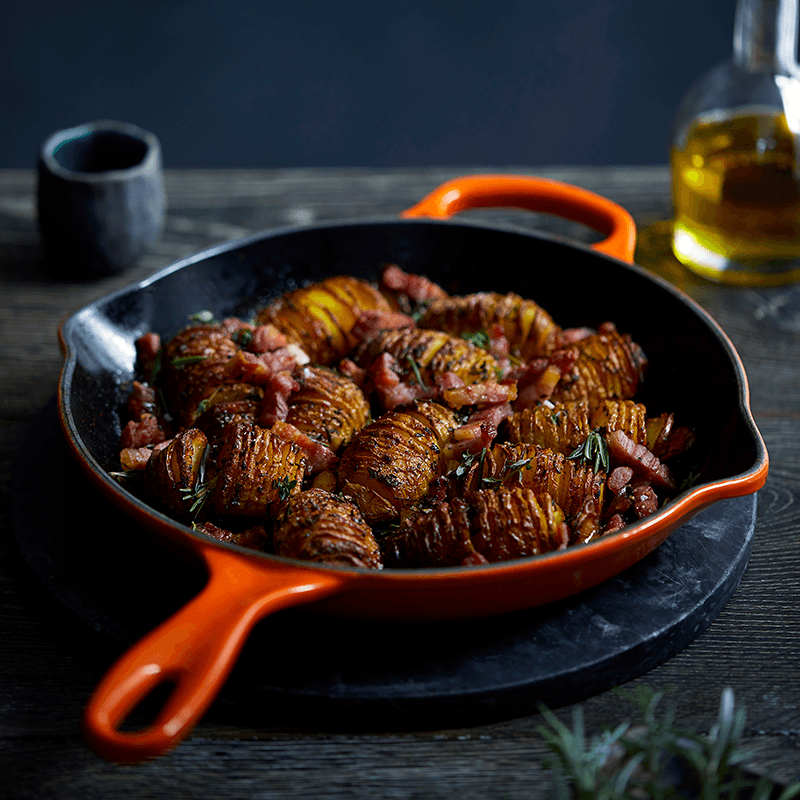 Signature Cast Iron Round skillet, 23cm, Volcanic