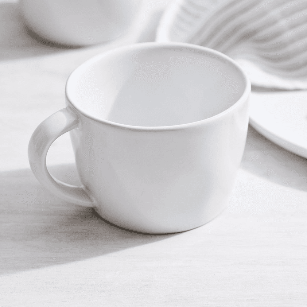 Portobello Mug, H8cm, White