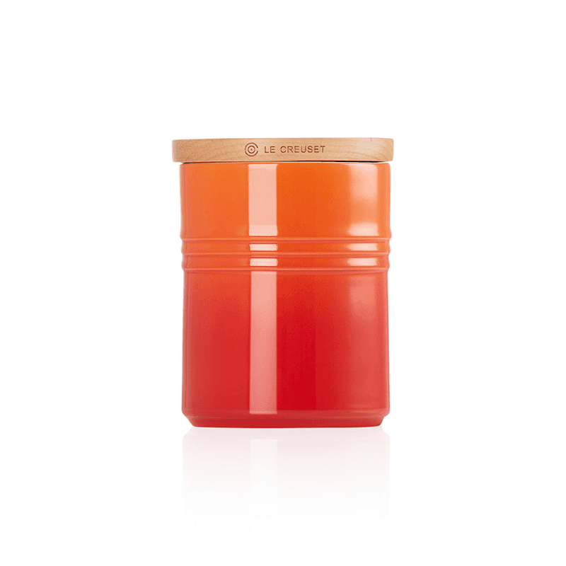 Stoneware Medium storage jar, 10 x 12cm - 540ml, Volcanic