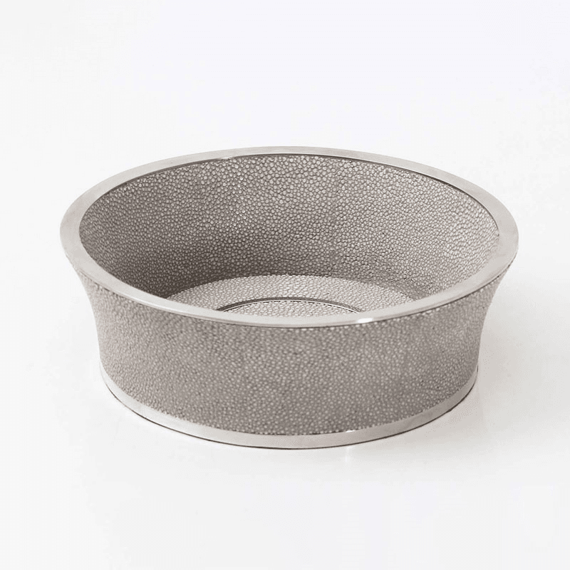 Wine Bottle Coaster, D16cm, Barley Shagreen