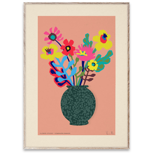 Image showing the Flower Studies 02 (Sommar) Art Print, 50 x 70cm product.