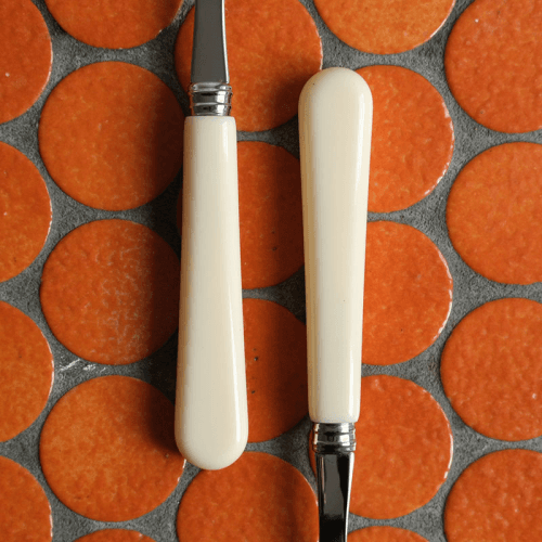 Image showing the Pop Unis Dessert Knife, L20cm, Ivory product.
