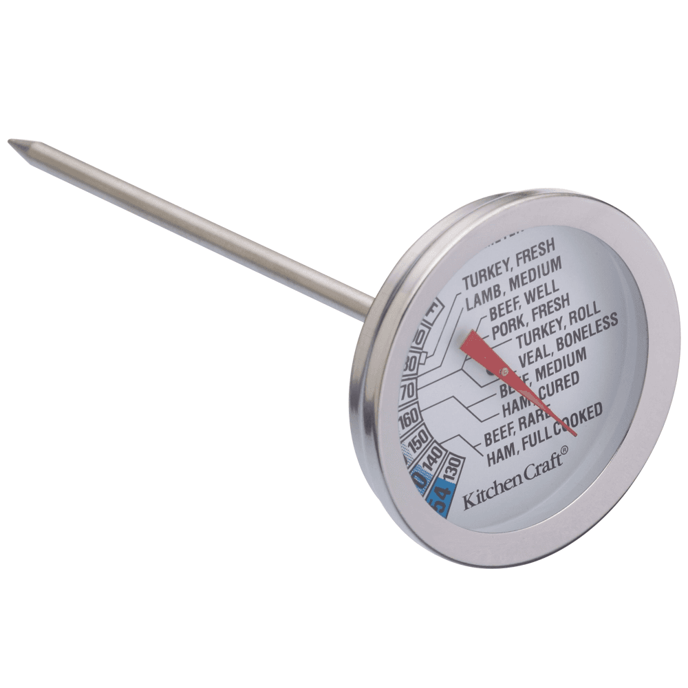 Meat thermometer, 12cm, Stainless Steel