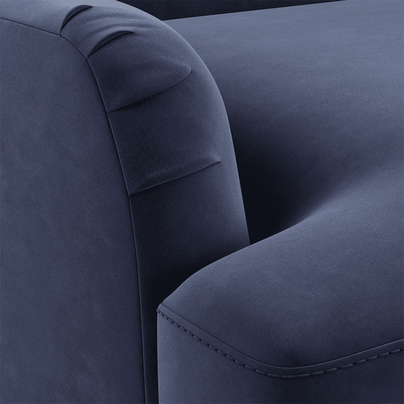 Coleridge Two Seater Sofa, Sapphire