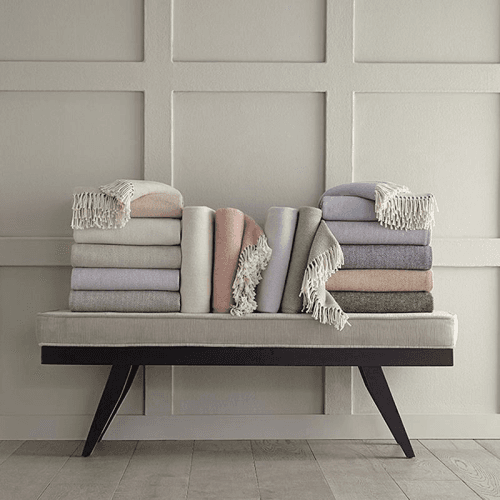 Image showing the Celine Throw, W130 x L180cm, Mushroom product.