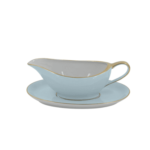 Image showing the Sous Le Soleil Sauceboat On Tray, 350ml, Matt Gold Classic Opal product.