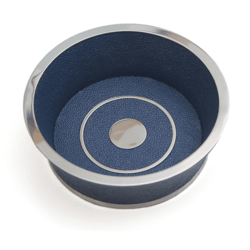 Image showing the Wine Bottle Coaster, Nile Blue Shagreen product.