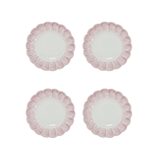 Image showing the Lido Set of 4 Dinner Plates, D29cm, Pink product.