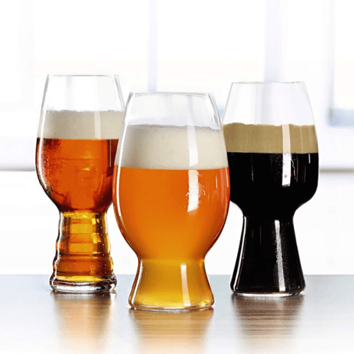 Image showing the Craft Beer Set of 3 Tasting Glasses, Clear product.