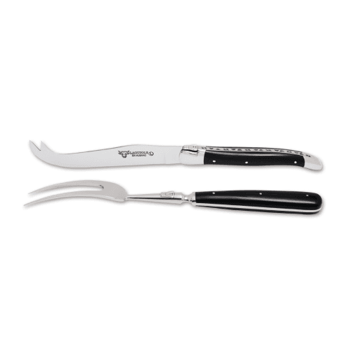 Image showing the Laguiole 2-piece Cheese Set, Ebony Handles product.